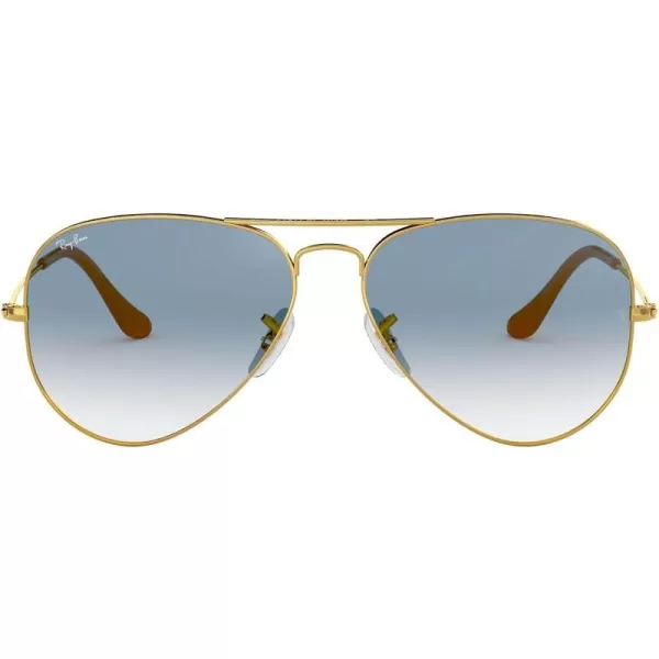 RayBan Rb3025 Classic AviatorGoldClear Gradient Blue