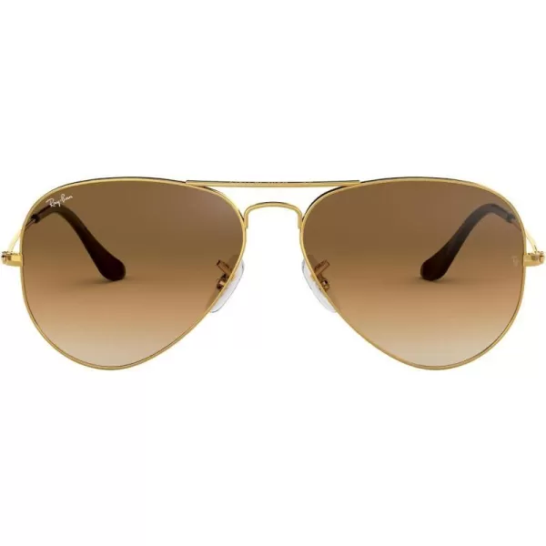 RayBan Rb3025 Classic AviatorGoldClear Gradient Brown