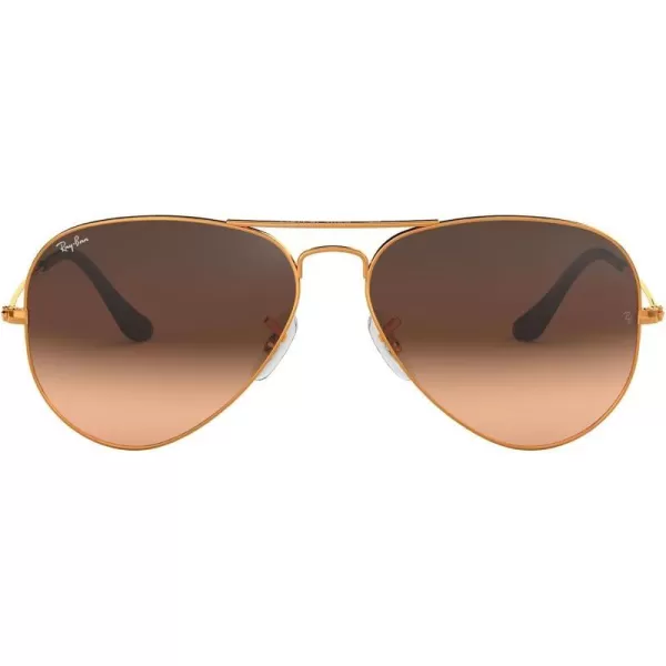 RayBan Rb3025 Classic AviatorLight BronzePink Gradient Brown