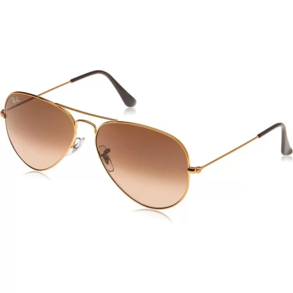 RayBan Rb3025 Classic AviatorMedium BronzeGreen Gradient Brown