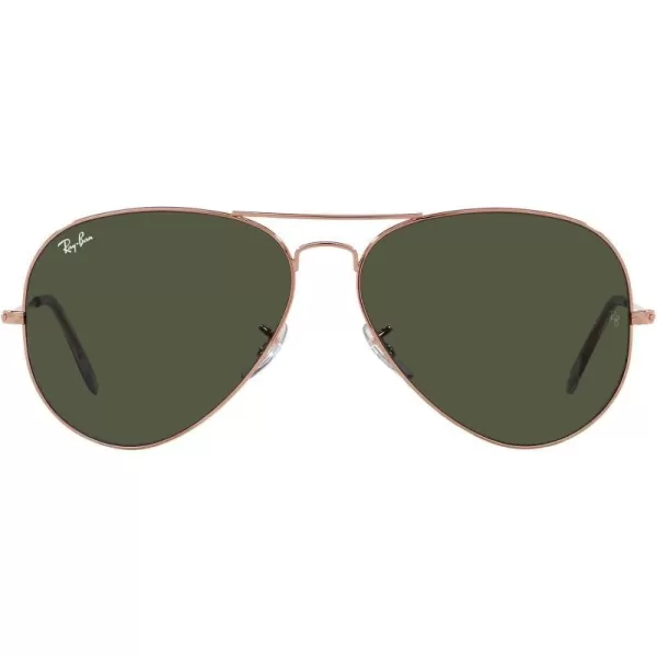 RayBan Rb3025 Classic AviatorRose GoldGreen