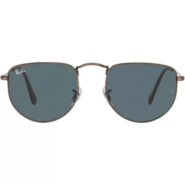 RayBan Rb3958 Elon Round SunglassesAntique CopperBlue