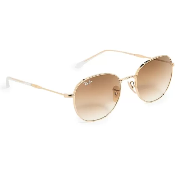 RayBan Womens 0RB3809 Arista SunglassesGold