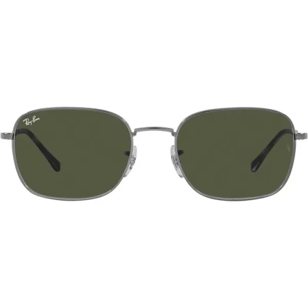 RayBan Womens Rb3706 Square SunglassesGunmetalGrey Gradient