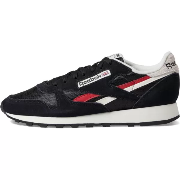 Reebok Classic Leather SneakerBlackChalkFlash Red