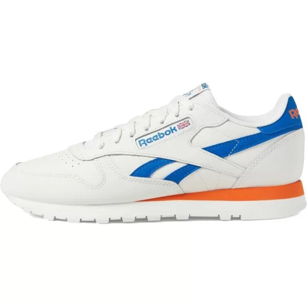 Reebok Classic Leather SneakerChalkVector BlueSmash Orange