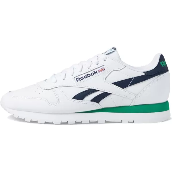 Reebok Classic Leather SneakerWhiteVector NavyGlen Green