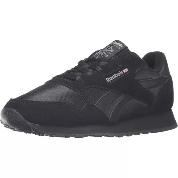 Reebok Mens Classic Nylon SneakerBlackCarbon