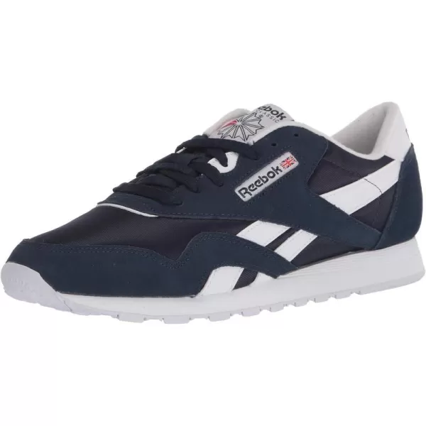 Reebok Mens Classic Nylon SneakerCollegiate NavyWhiteRed