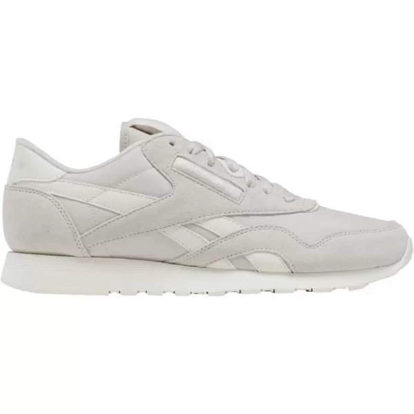 Reebok Mens Classic Nylon SneakerStuccoVintage Chalk