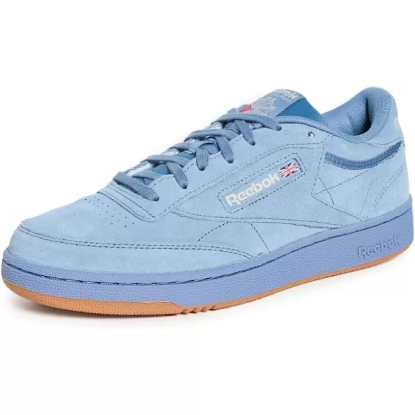 Reebok Mens Club C 85 SneakerBlue SlateModern BeigeReebok Rubber Gum03