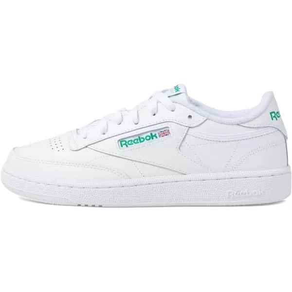 Reebok Mens Club C 85 SneakerFtwr WhiteFtwr WhiteGoldmt