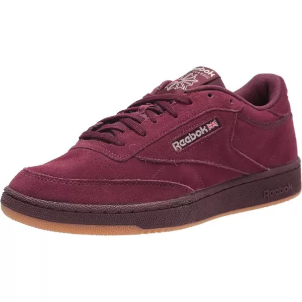 Reebok Mens Club C 85 SneakerMaroonModern BeigeGum