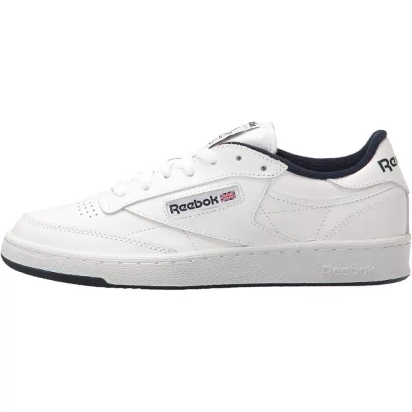 Reebok Mens Club C 85 SneakerWhiteNavy Blue