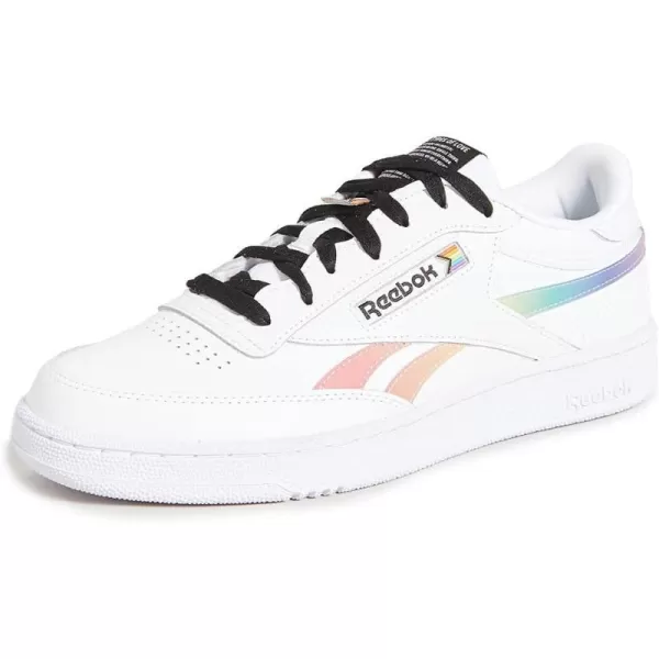 Reebok Mens Club C 85 SneakerWhiteWhiteBlack