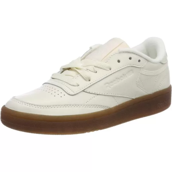 Reebok Unisex Club C 85 SneakerBeige Premium BasicChalkGum Premium BasicChalkGum