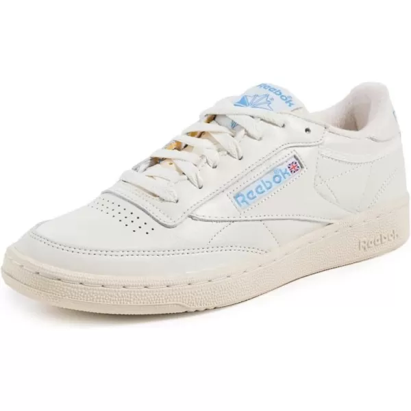 Reebok Unisex Club C 85 SneakerChalkAlabasterEssential Blue