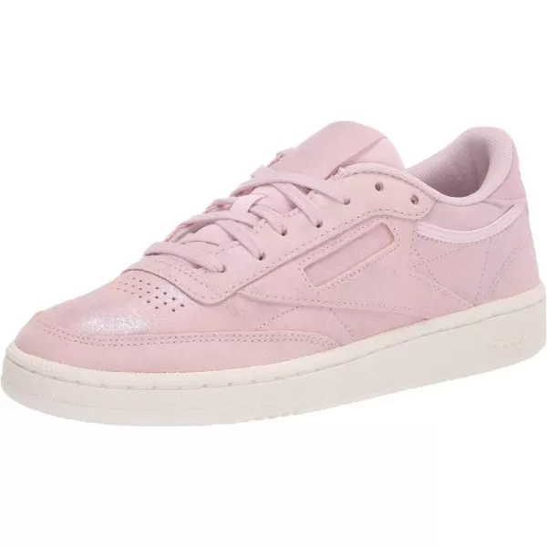 Reebok Unisex Club C 85 SneakerFrost BerryQuartz MetChalk