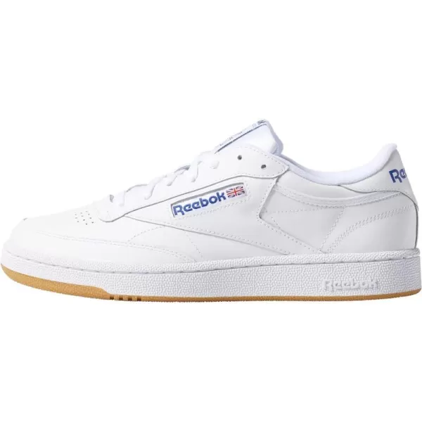 Reebok Unisex Club C 85 SneakerIntwhiteRoyalgum