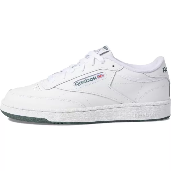 Reebok Unisex Club C 85 SneakerWhiteChalk Green