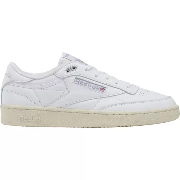 Reebok Unisex Club C 85 SneakerWhitePure GreyPaperwhite