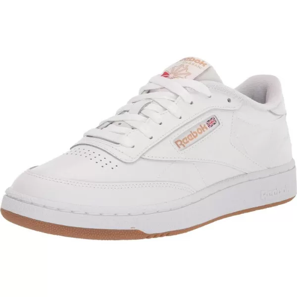 Reebok Unisex Club C 85 SneakerWhiteTrue BeigeReebok Lee