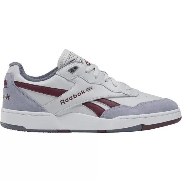 Reebok UnisexAdult Bb 4000 Ii SneakerSteely FogCold GreyClassic Maroon