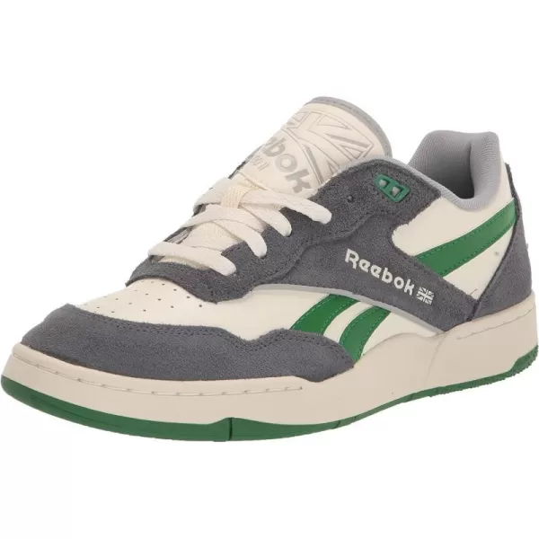 Reebok UnisexAdult Bb 4000 Ii SneakerWhitePure GreyGlen Green