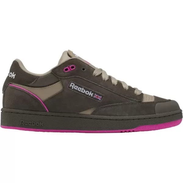 Reebok UnisexAdult Club C Bulc SneakerGroutBoulder BeigeLaser Pink