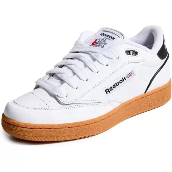 Reebok UnisexAdult Club C Bulc SneakerWhiteBlackGum