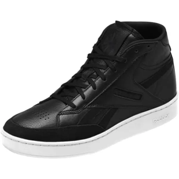 Reebok UnisexAdult Club C Form High Top SneakerBlackWhite