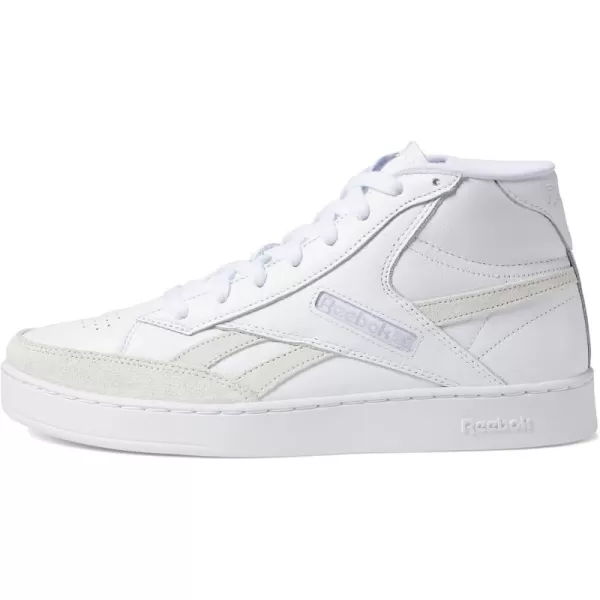 Reebok UnisexAdult Club C Form High Top SneakerWhiteWhitePure Grey