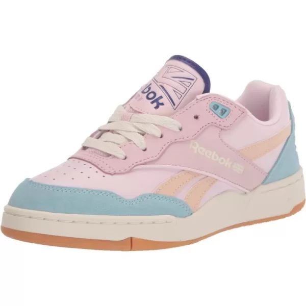 Reebok Womens BB 4000 II Basketball ShoePixel PinkVintage ChalkBlue Pearl