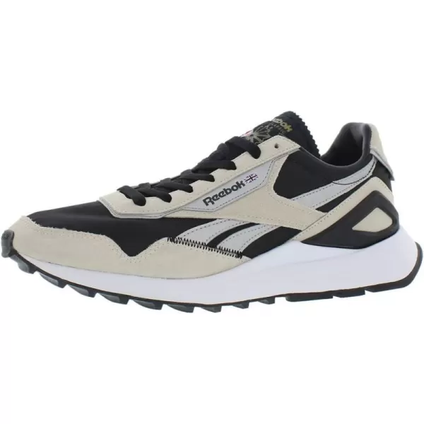 Reebok Womens Classic Leather SneakerBlackBeigeWhite