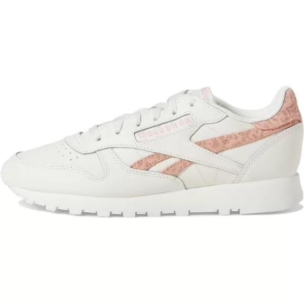 Reebok Womens Classic Leather SneakerChalkAura Orange