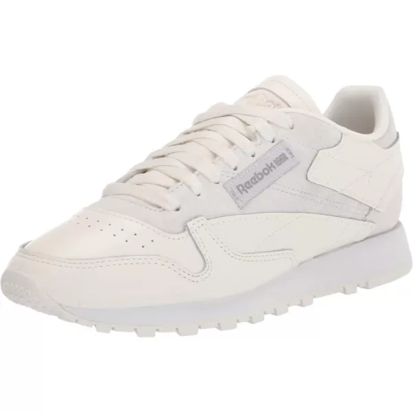 Reebok Womens Classic Leather SneakerChalkCold GreyWhite