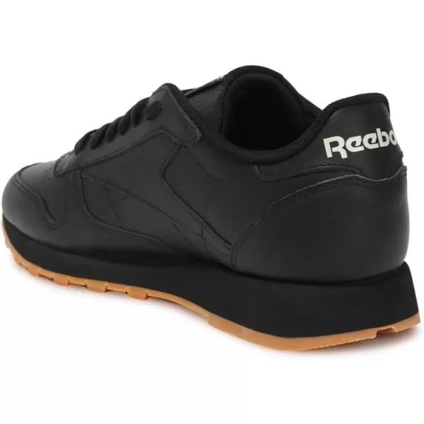 Reebok Womens Classic Leather SneakerCore Black Pure Grey 5 Reebok Rubber Gum 03