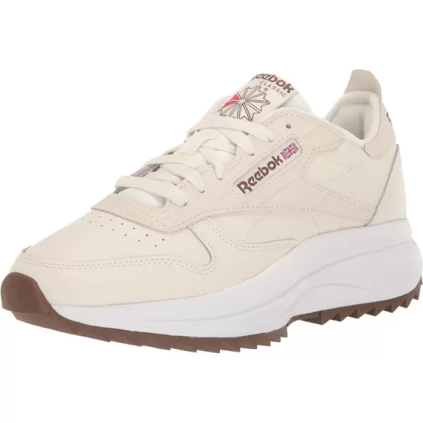 Reebok Womens Classic Leather Sp Extra SneakerChalkFtwr WhiteVector Blue