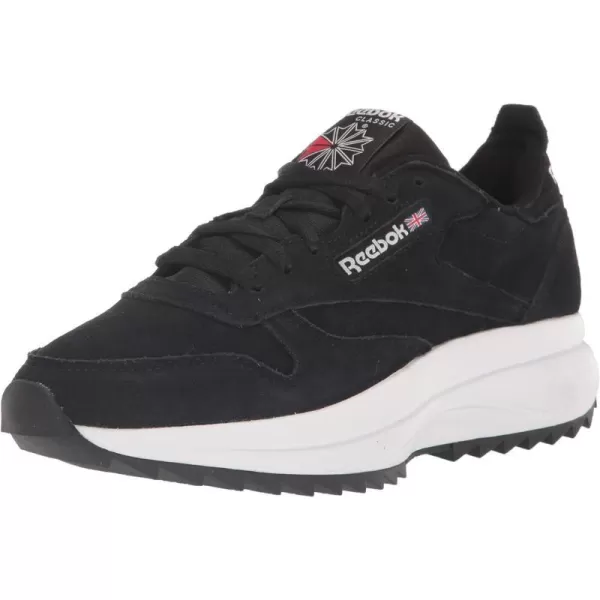 Reebok Womens Classic Leather Sp Extra SneakerCore BlackVector BlueVector Red