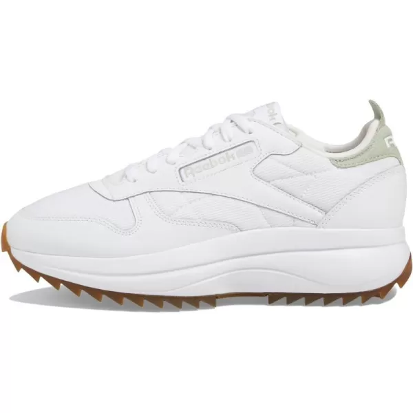 Reebok Womens Classic Leather Sp Extra SneakerFootwear WhiteVintage GreenReebok Lee 5