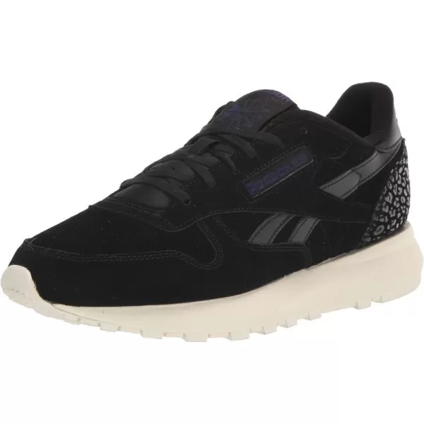 Reebok Womens Classic Leather Sp SneakerBlackChalk