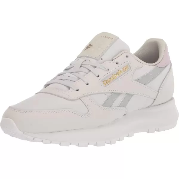 Reebok Womens Classic Leather Sp SneakerCold GreyPure GreyQuartz Glow