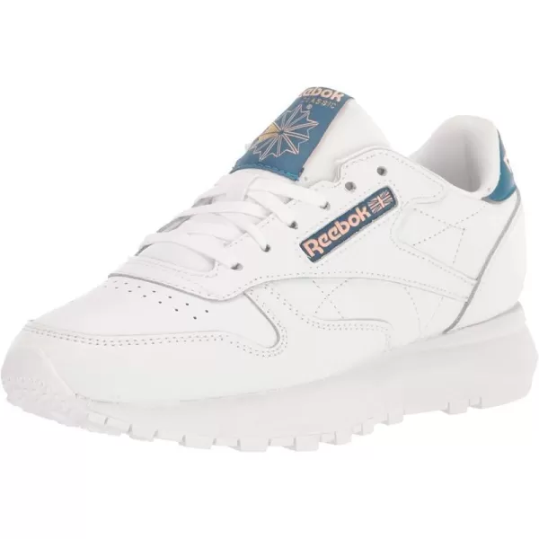 Reebok Womens Classic Leather Sp SneakerFtwr WhiteStebluAurorg