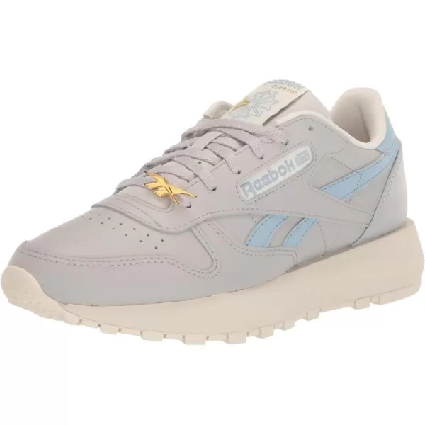 Reebok Womens Classic Leather Sp SneakerSteely FogGable GreyChalk