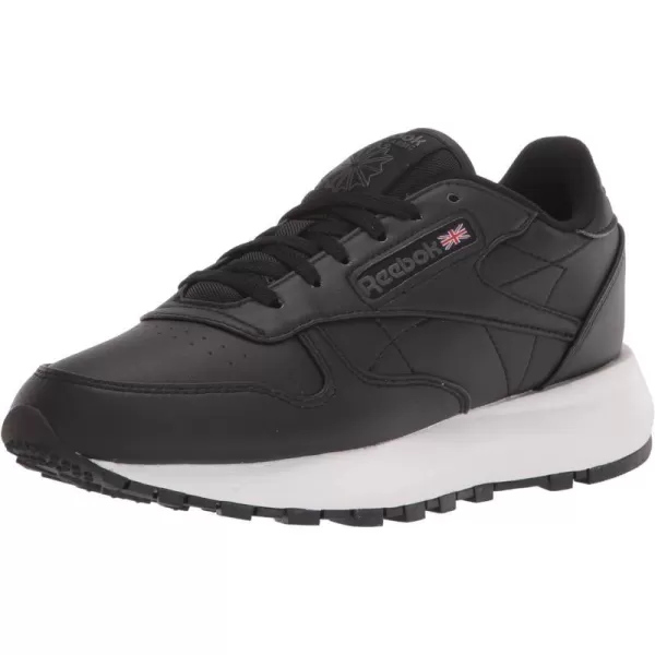 Reebok Womens Classic Leather Sp SneakerVegan CollectionBlackPure Grey