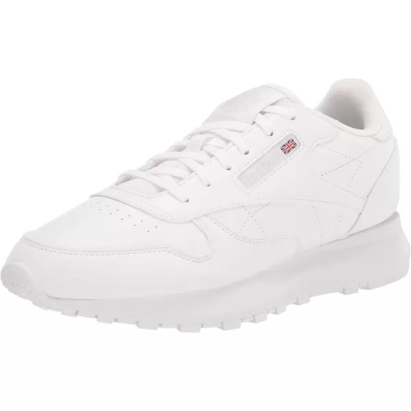 Reebok Womens Classic Leather Sp SneakerVegan CollectionWhitePure Grey