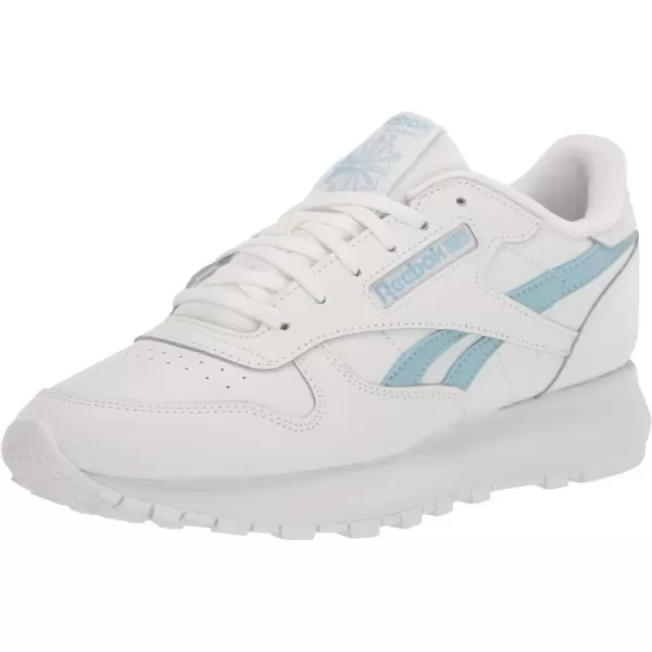 Reebok Womens Classic Leather Sp SneakerWhiteBlue Pearl