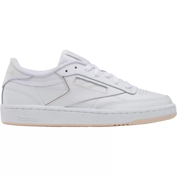 Reebok Womens Club C 85 SneakerWhitePink