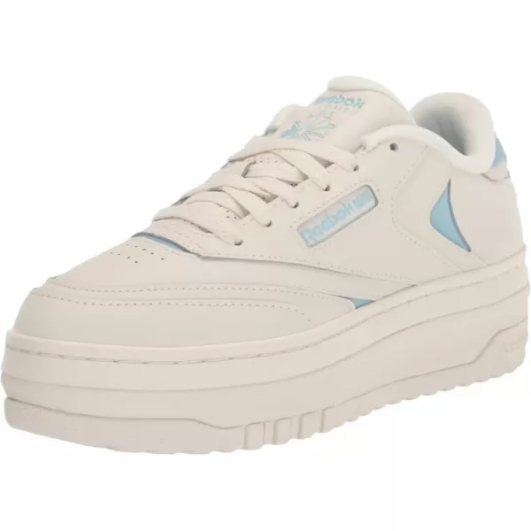 Reebok Womens Club C Extra SneakerChalkBlue PeakChalk