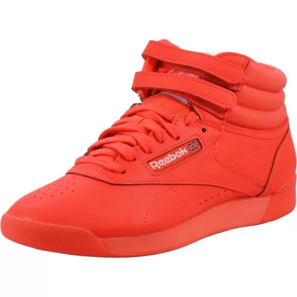 Reebok Womens Freestyle Hi High Top SneakerOrgflaOrgflaFtww